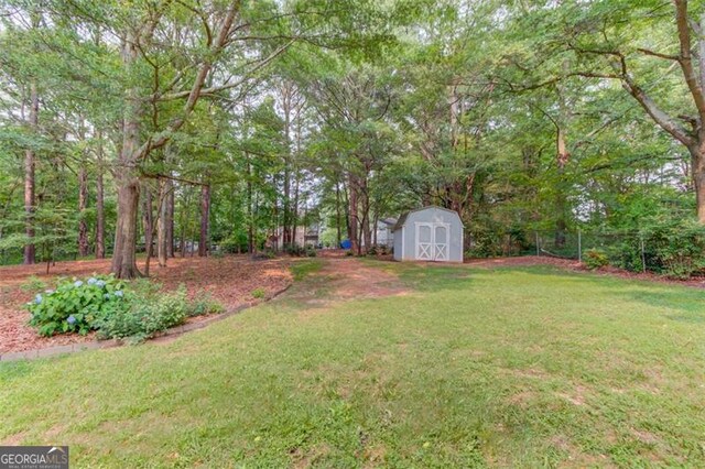 1980 Mcconnell, Grayson, GA 30017 - view of yard with a storage unit