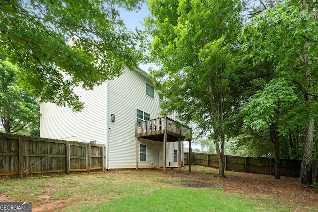 2009 Parador Aly, Mcdonough, GA 30253 - rear view of property featuring a deck