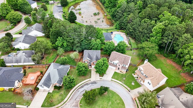 2009 Parador Aly, Mcdonough, GA 30253 - aerial view of property and surrounding area featuring nearby suburban area