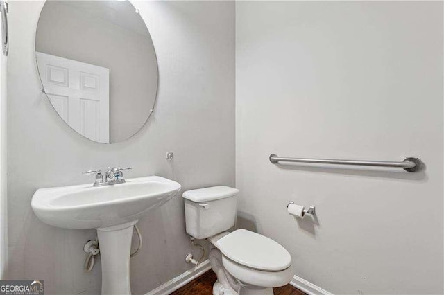 3134 Flery Way, Lawrenceville, GA 30046 - bathroom with toilet and baseboards