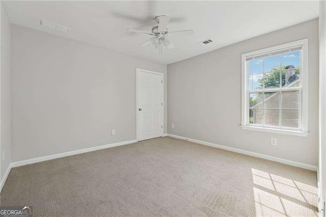 3134 Flery Way, Lawrenceville, GA 30046 - carpeted empty room featuring baseboards and a ceiling fan