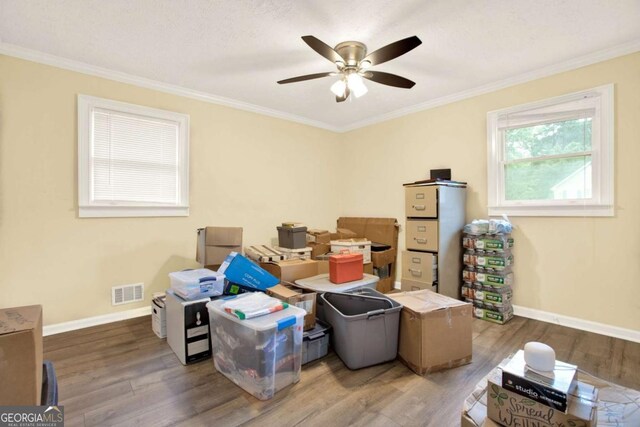 4845 Willow St, Acworth, GA 30101 - storage featuring ceiling fan