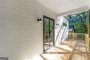 1464 Ezra Church Dr NW, Atlanta, GA 30314 - view of wooden deck