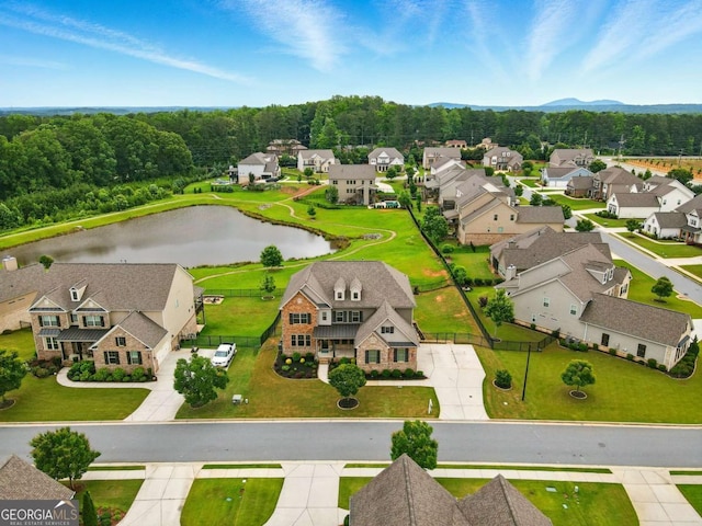 847 Rolling Hl, Kennesaw, GA 30152 - aerial perspective of suburban area with a large body of water