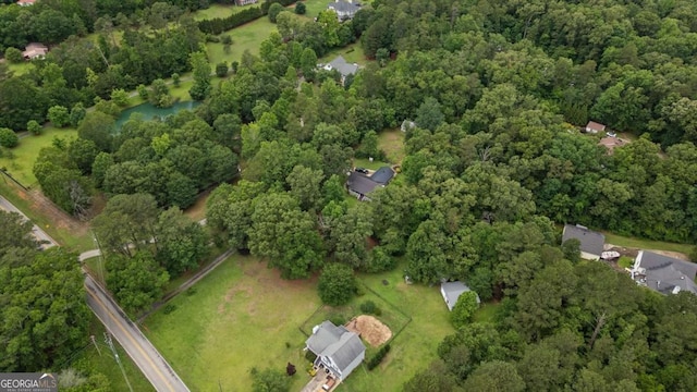 1267 Austin Bridge Rd, Douglasville, GA 30134 - aerial overview of property's location with a forest