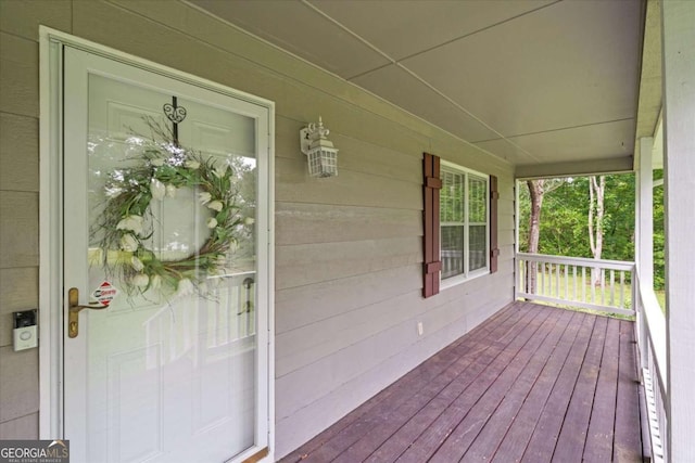 1267 Austin Bridge Rd, Douglasville, GA 30134 - view of wooden porch