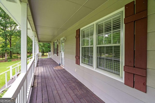 1267 Austin Bridge Rd, Douglasville, GA 30134 - view of wooden porch