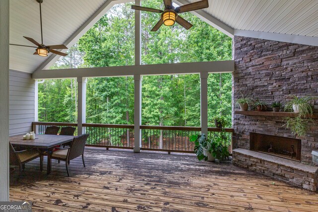 319 Beaconsfield Dr, Sharpsburg, GA 30277 - sunroom / solarium with vaulted ceiling