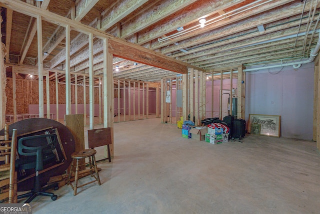 319 Beaconsfield Dr, Sharpsburg, GA 30277 - view of unfinished below grade area