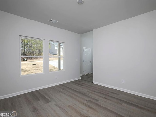 250 Shawnee Trl, Dallas, GA 30157 - unfurnished room with dark wood-style floors and baseboards