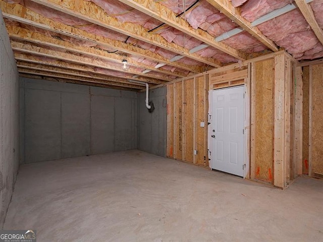 250 Shawnee Trl, Dallas, GA 30157 - view of unfinished below grade area