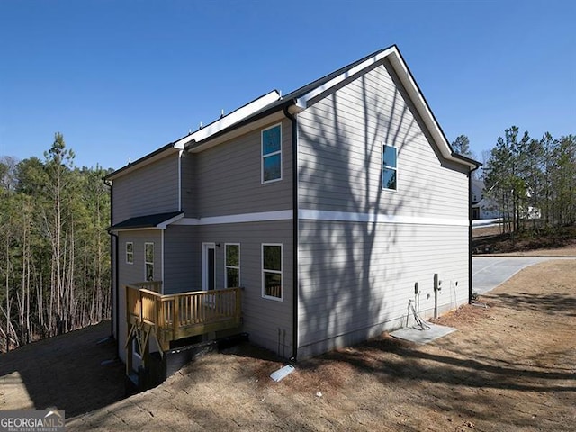 250 Shawnee Trl, Dallas, GA 30157 - rear view of property featuring a deck