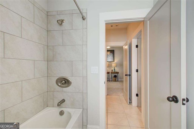164 Inwood Walk, Woodstock, GA 30188 - full bath featuring tub / shower combination, tile patterned flooring, and baseboards
