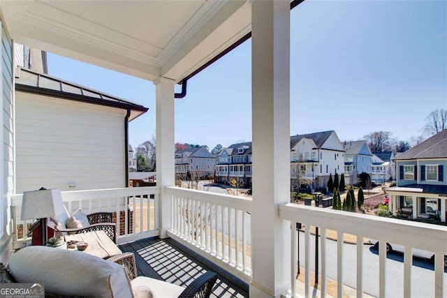164 Inwood Walk, Woodstock, GA 30188 - balcony featuring a residential view