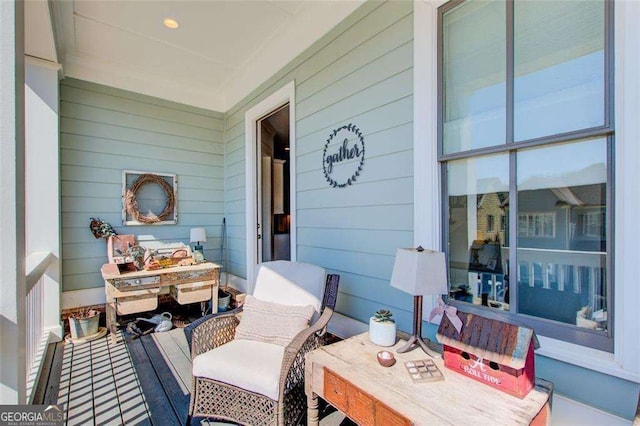 164 Inwood Walk, Woodstock, GA 30188 - view of porch