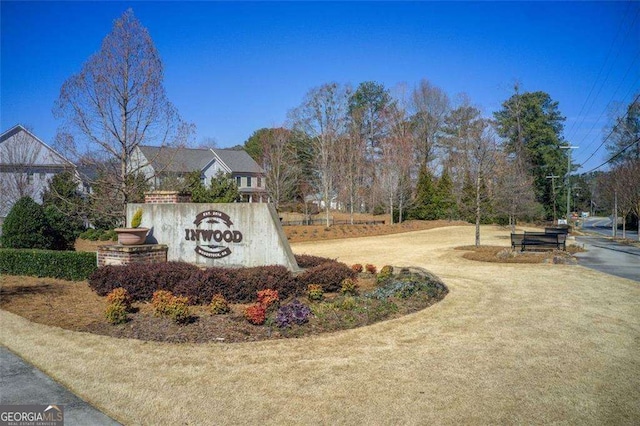 164 Inwood Walk, Woodstock, GA 30188 - community / neighborhood sign featuring curved driveway