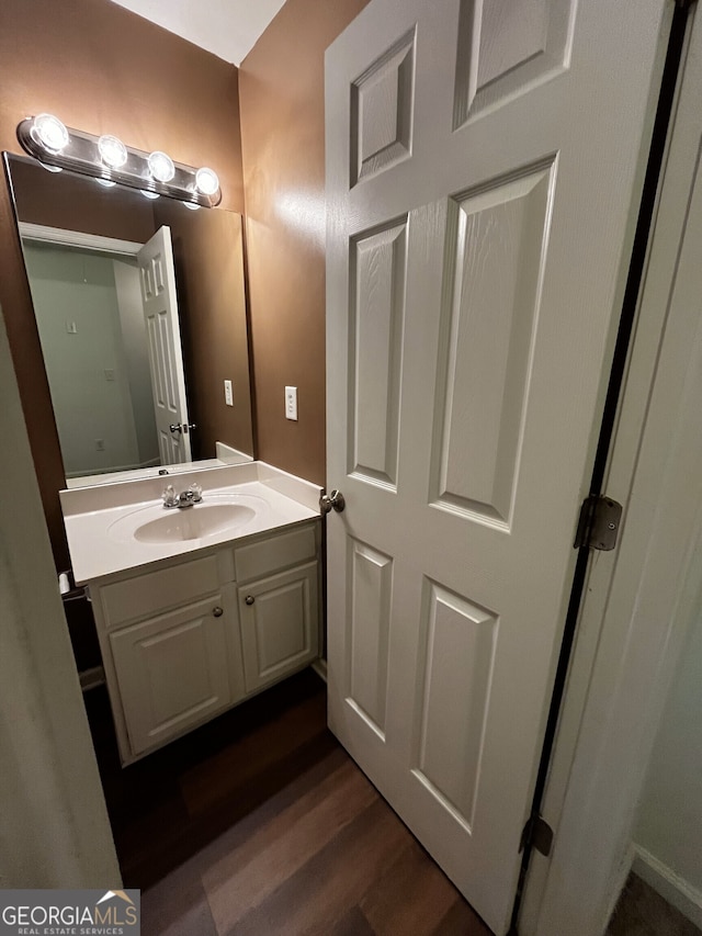 3613 Tinsley Way, Atlanta, GA 30331 - bathroom with vanity and wood finished floors
