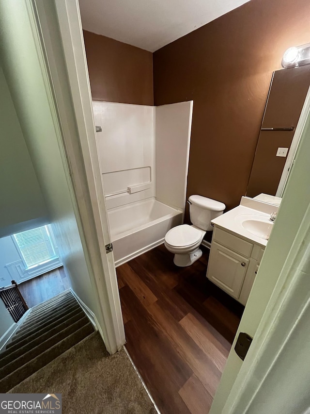 3613 Tinsley Way, Atlanta, GA 30331 - full bathroom with vanity, wood finished floors, and bathing tub / shower combination
