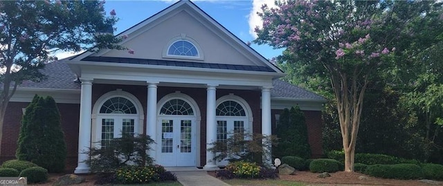 3613 Tinsley Way, Atlanta, GA 30331 - view of front of house featuring french doors and covered porch