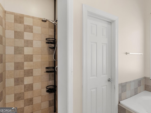 355 Parker Rd, Covington, GA 30014 - full bath with a bath and tiled shower