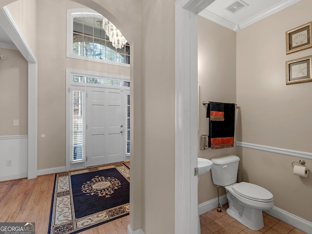 355 Parker Rd, Covington, GA 30014 - entryway with crown molding