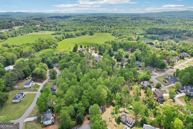 6230 Lillie Ln, Cumming, GA 30040 - aerial view of residential area with a heavily wooded area