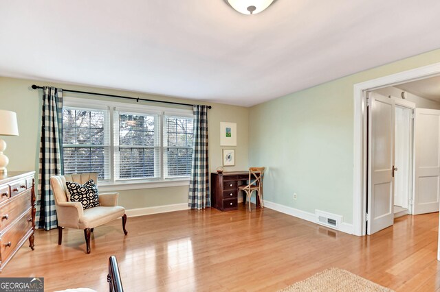 570 Southview Dr, Athens, GA 30605 - sitting room featuring light wood-style floors and baseboards