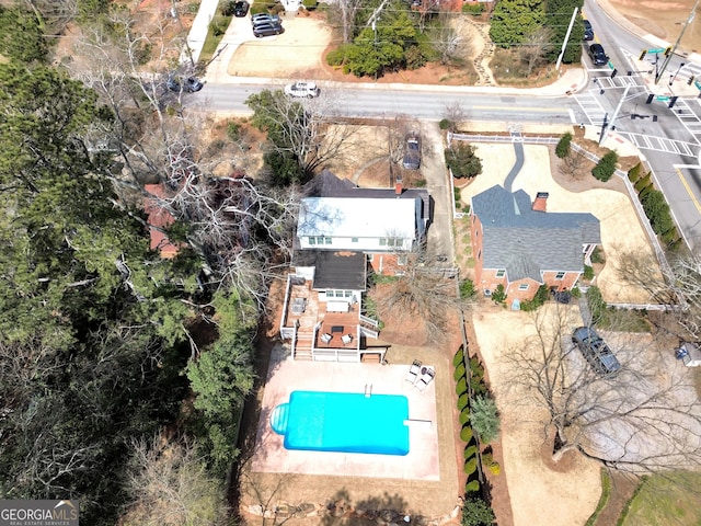 570 Southview Dr, Athens, GA 30605 - drone / aerial view of a pool area
