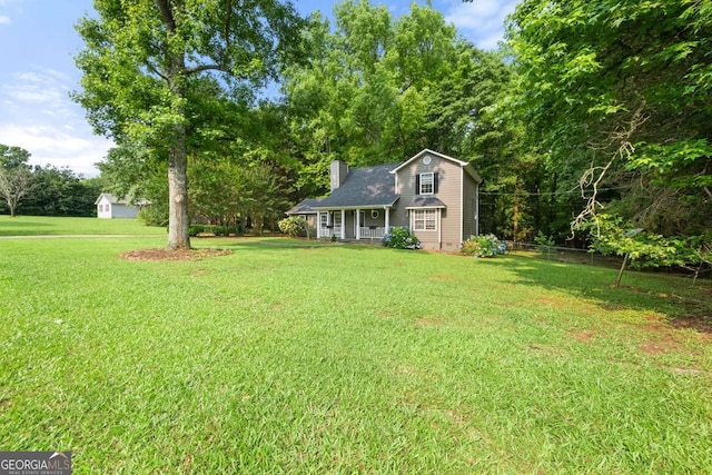 135 Dunwick Ln, Mcdonough, GA 30253 - view of yard with covered porch