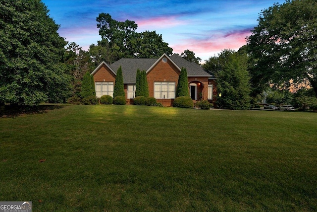 11 Crossbridge Ct, Cartersville, GA 30120 - view of front of property with a yard and brick siding