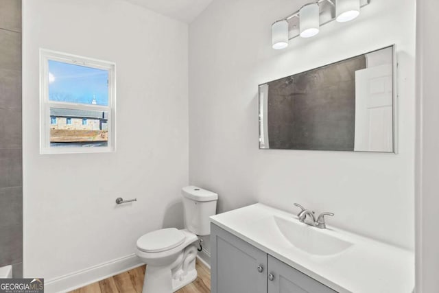 30 Moore Ave, Toccoa, GA 30577 - bathroom with wood finished floors and vanity