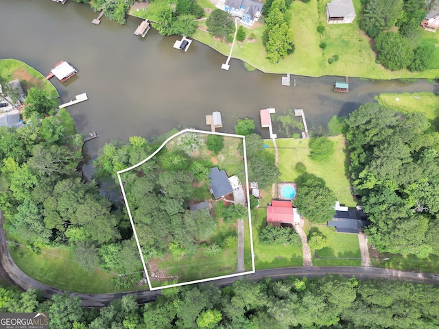 113 Fletcher Rd, Eatonton, GA 31024 - aerial view of property and surrounding area with property boundaries highlighted