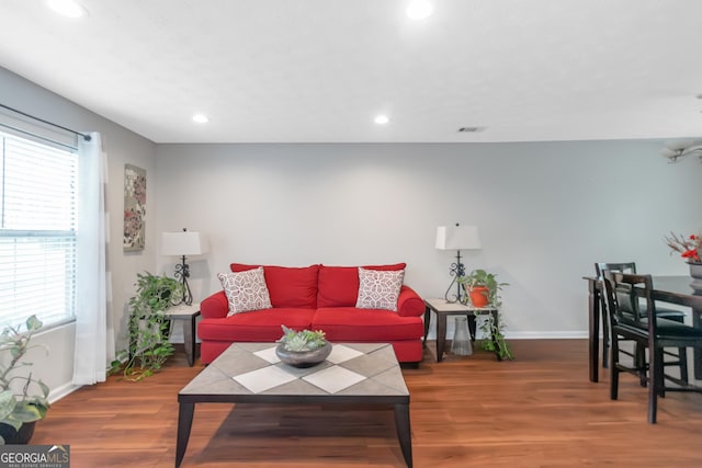 3823 Rock Hollow Ct, Conley, GA 30288 - living room with recessed lighting and wood finished floors