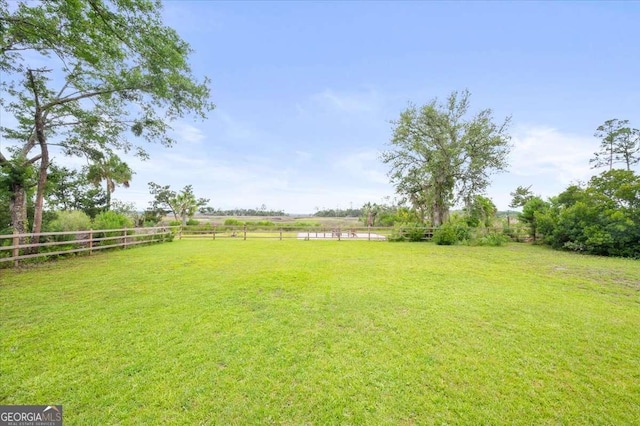 103 Ashley Marsh Dr, Brunswick, GA 31523 - view of yard with a view of countryside