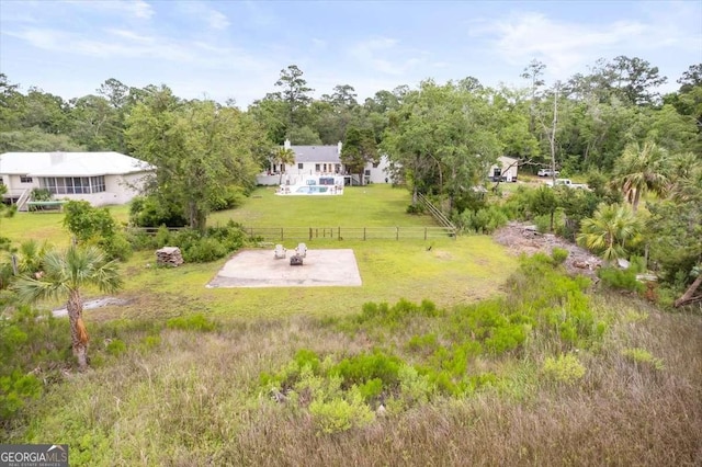 103 Ashley Marsh Dr, Brunswick, GA 31523 - view of yard with a patio