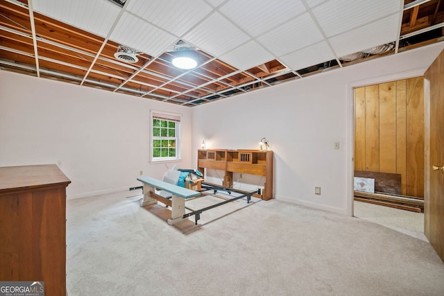 286 Hilton Way, Canton, GA 30114 - sitting room featuring carpet and baseboards