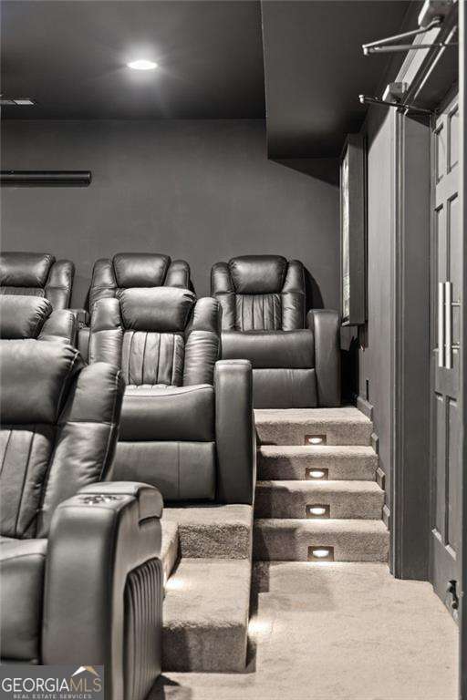 3834 Chamblee Dunwoody Rd, Atlanta, GA 30341 - home theater room with recessed lighting