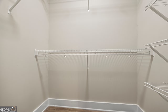 1180 Treadwell Bridge Rd, Statham, GA 30666 - walk in closet with wood finished floors