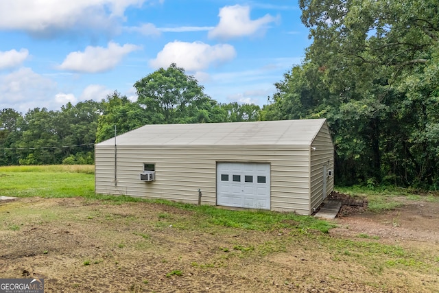 1180 Treadwell Bridge Rd, Statham, GA 30666 - detached garage with cooling unit