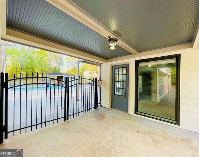 345 Etheridge Rd, Auburn, GA 30011 - gate featuring a patio