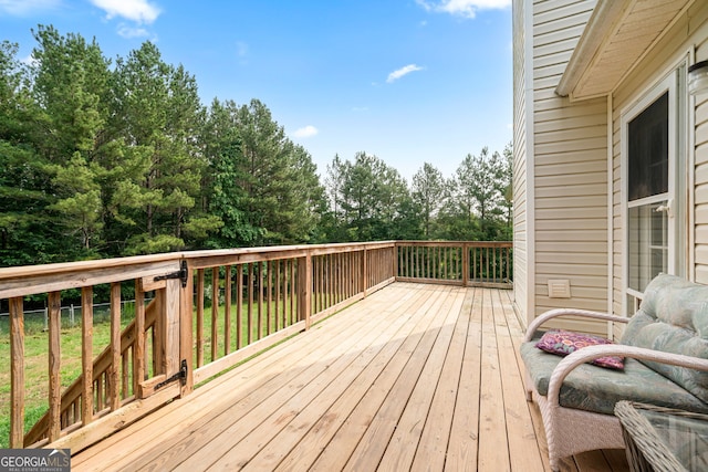 135 Pinewood Cir, Colbert, GA 30628 - view of deck