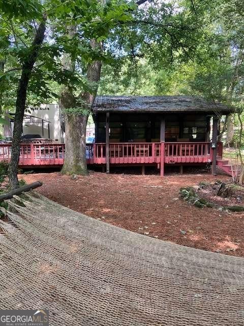 407 Hidden Valley Rd, Cleveland, GA 30528 - view of front of home featuring covered porch