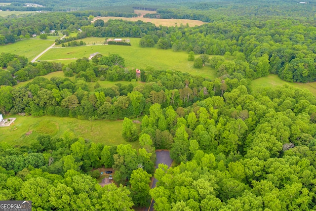 570 Davis Rd, Jefferson, GA 30549 - bird's eye view of a heavily wooded area