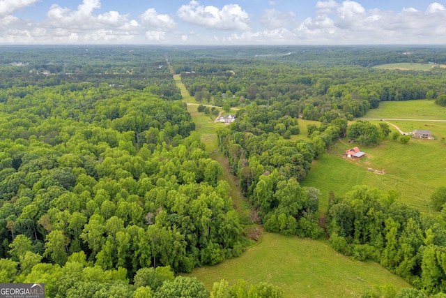570 Davis Rd, Jefferson, GA 30549 - overview of rural landscape with a forest