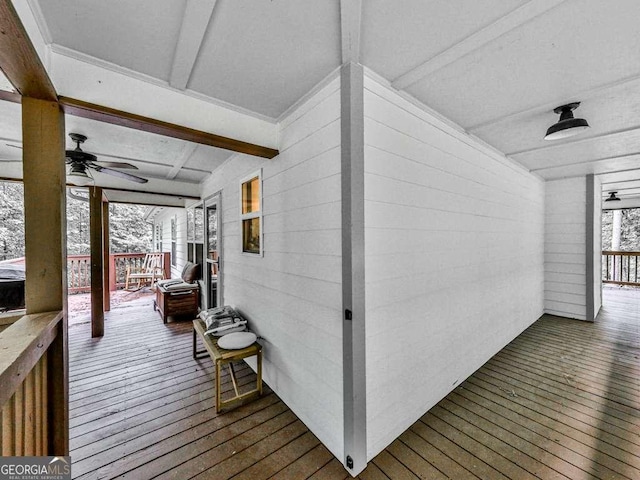 351 Danburg Ct, Jasper, GA 30143 - porch with ceiling fan