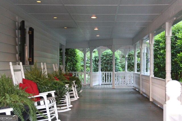 124 N Valhalla Ln, Cordele, GA 31015 - view of porch