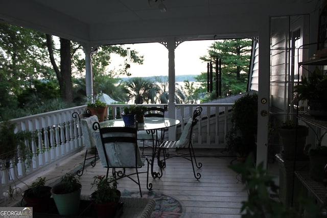 124 N Valhalla Ln, Cordele, GA 31015 - deck featuring outdoor dining area