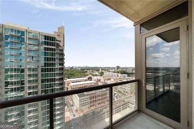 270 17th St NW Unit 2210, Atlanta, GA 30363 - balcony with a city view