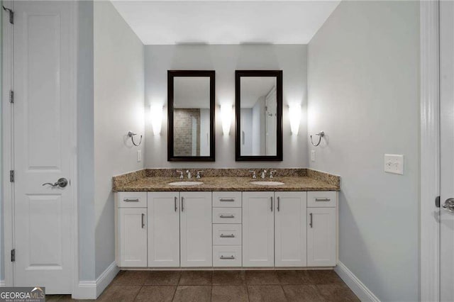 270 17th St NW Unit 2210, Atlanta, GA 30363 - full bathroom with baseboards and double vanity