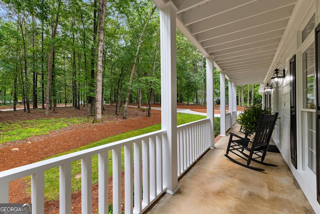 607 Lees Mill Rd, Fayetteville, GA 30214 - view of covered porch